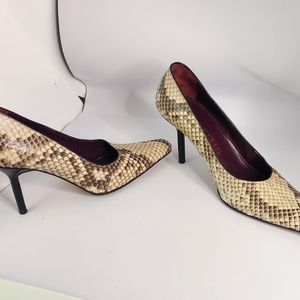 Anne Klein Snakeskin Heels